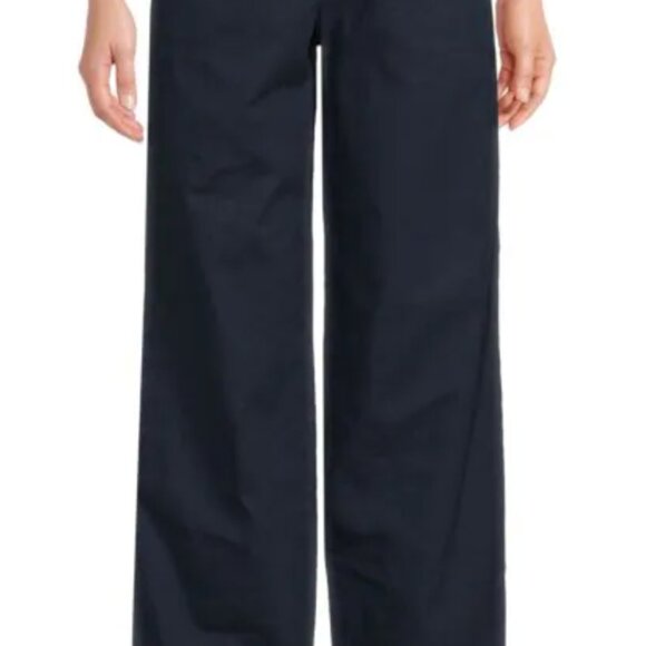 Navy Blue Linen Drawstring Pants Vince XS for Work or Summer - Picture 2 of 2